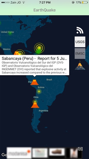 Volcanoes & EarthQuakes Map(圖3)-速報App