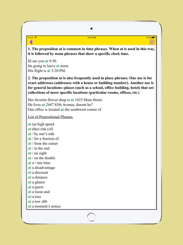 English Grammar: Prepositions screenshot 3