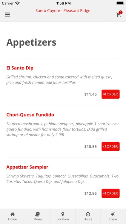 Santo Coyote Ordering