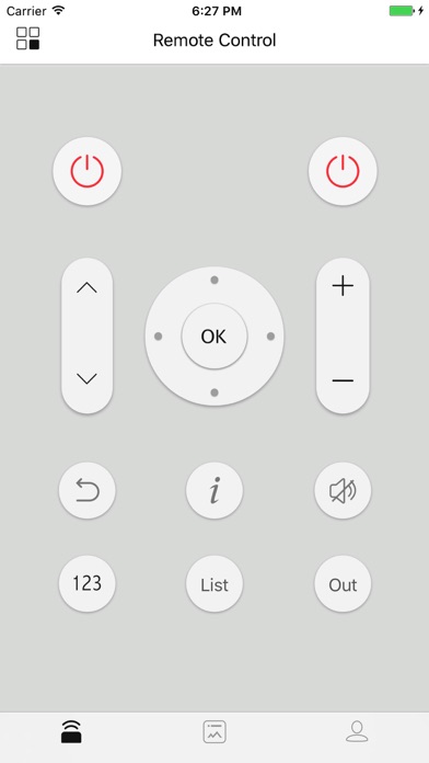 Versatility remote control screenshot 2