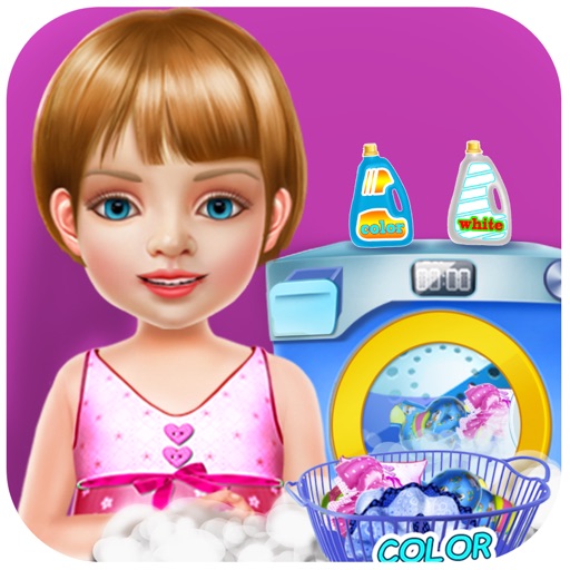 Baby Girl Laundry Icon