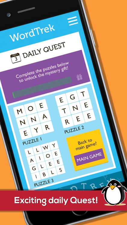 Word Trek - Classic Word Block Game and Puzzles screenshot-3