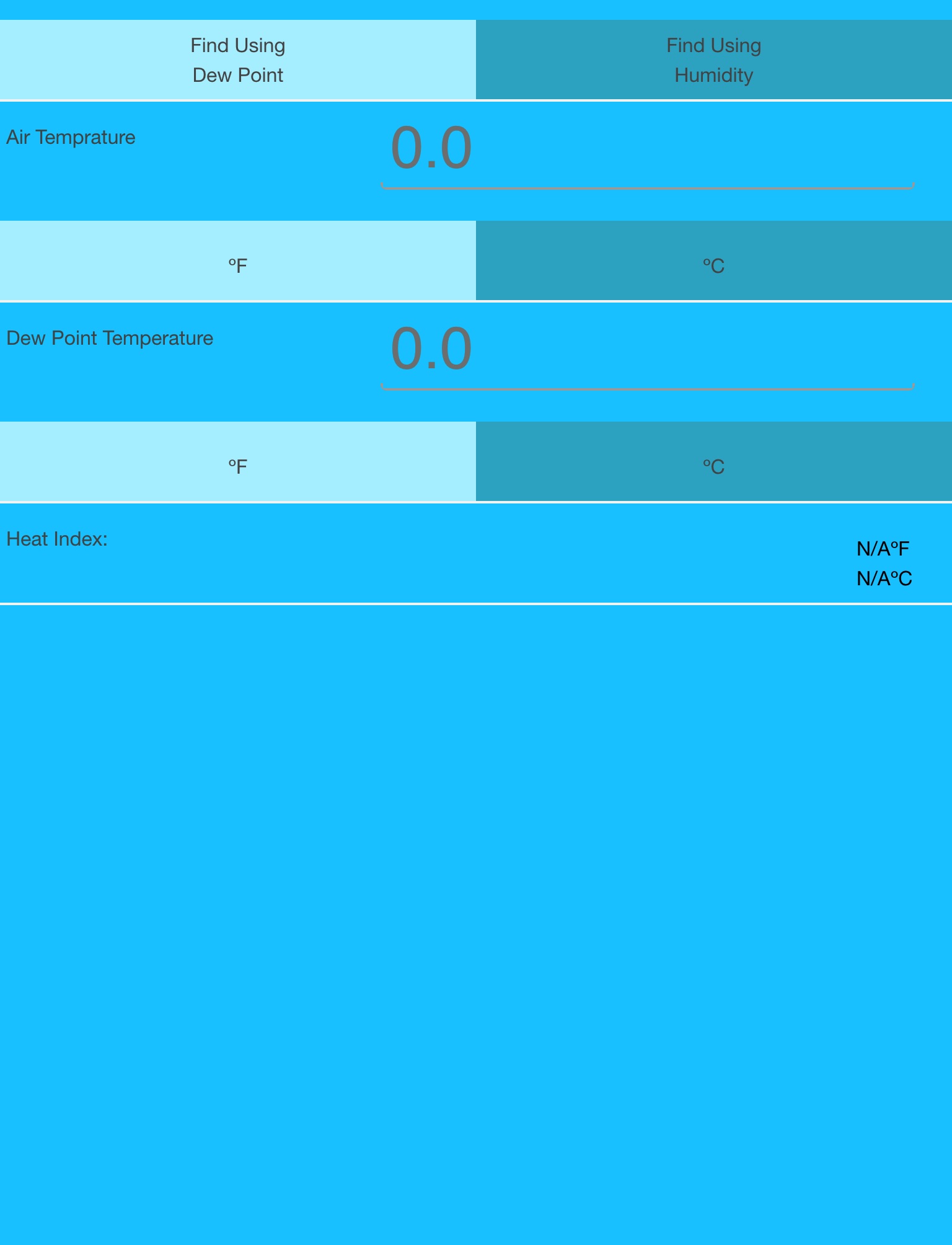 Heat Index Calculator screenshot 4