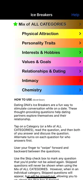 Game screenshot Dating Ice Breakers apk