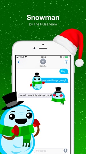 Snowman - Animated stickers(圖1)-速報App