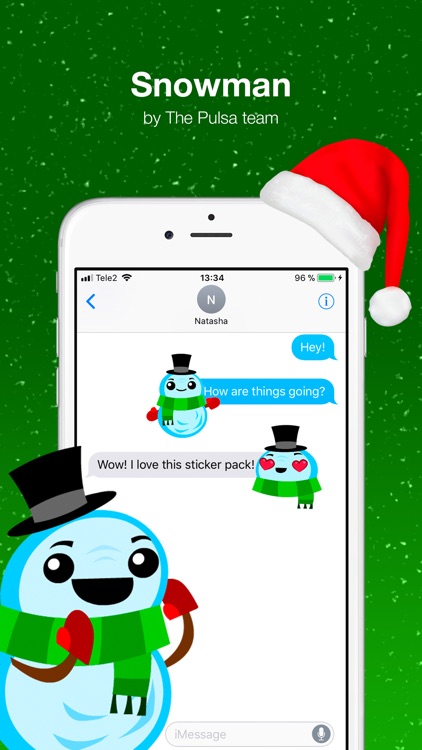 Snowman - Animated stickers