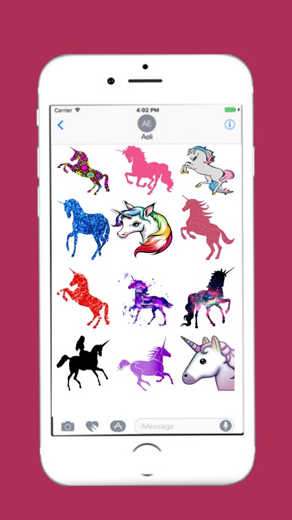 Unicorn Stickers For iMessages