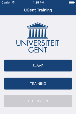 UGent Sports Tracker screenshot 2