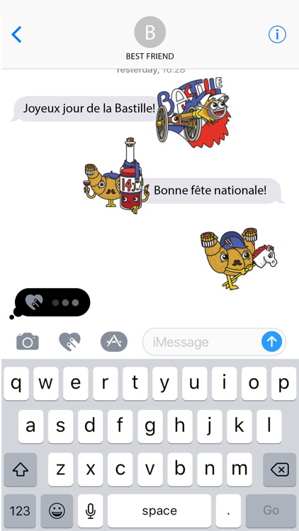 National French Stickers