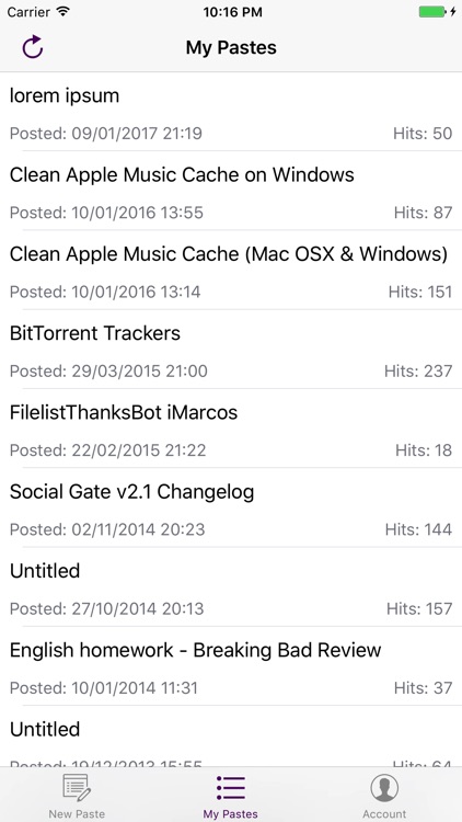 PasteMe - Pastebin Client