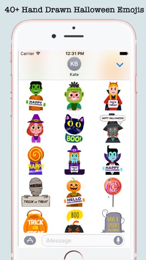 Halloween Card Wishes Emojis(圖3)-速報App