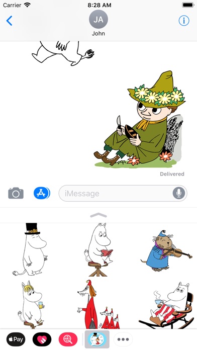 Moomin Sticker App screenshot 3