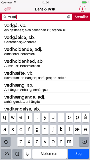 Gyldendal's German Danish Dictionary - Medium(圖2)-速報App