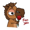 Cute Pony - HorseMoji Sticker