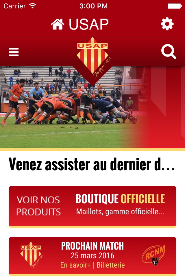 USAP Officiel screenshot 2