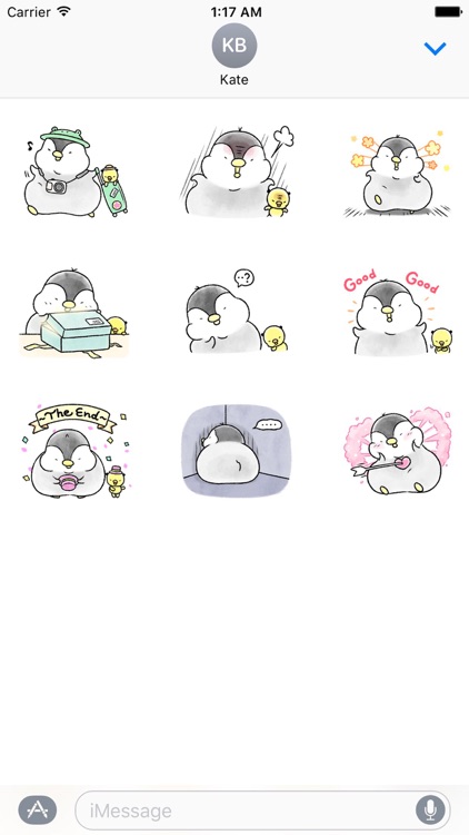 Penguin and Chick Stickers