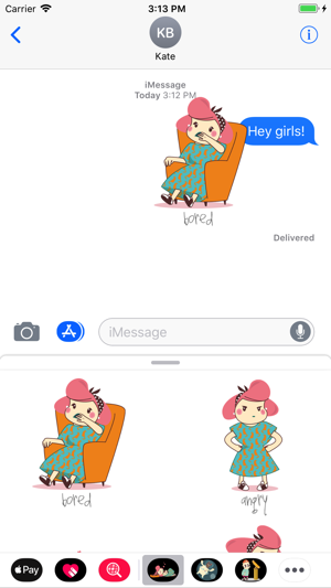 Pin Up Girl Stickers(圖2)-速報App