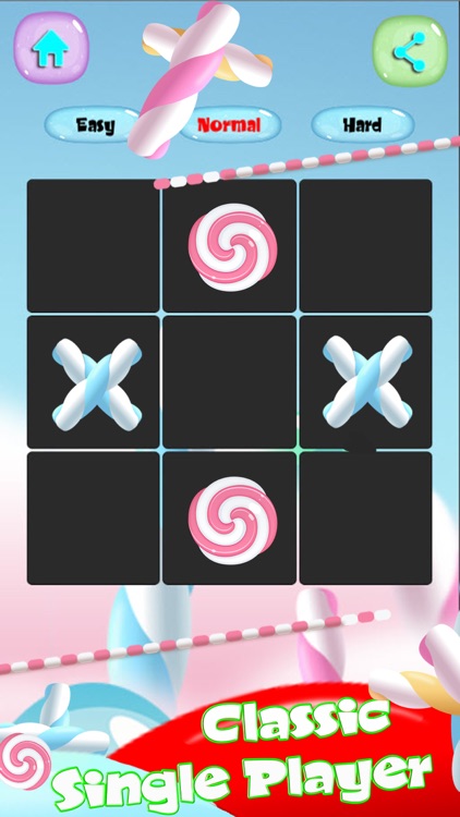 Tic Tac Toe ! Candy 2 Player