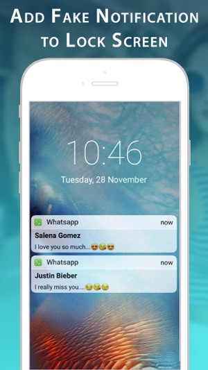 Fake Messages for Lock Screen