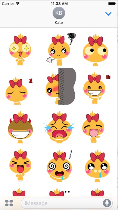 Pudi Pudi - Pudding Emoji GIF screenshot 2