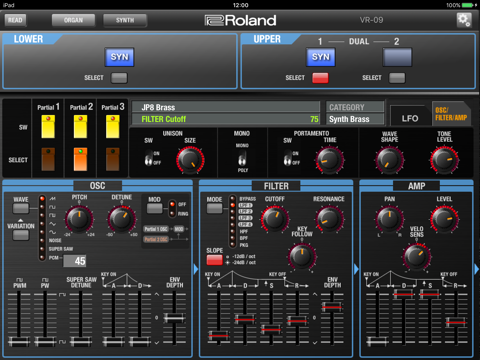 VR-09 Editor - náhled