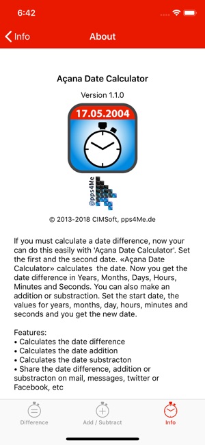 Acana Date Calculator(圖6)-速報App