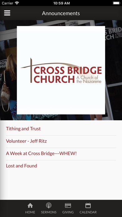 Cross Bridge Church screenshot 2