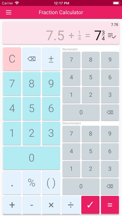 Fraction Calculator & Solution screenshot 4