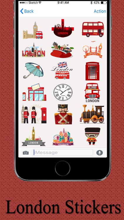 London Paris Stickers Pack