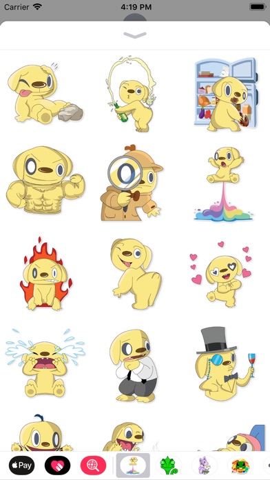 Yellow Creature Stickers screenshot 2