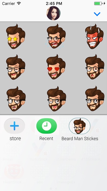 Beard Man : Animated Stickers screenshot-3