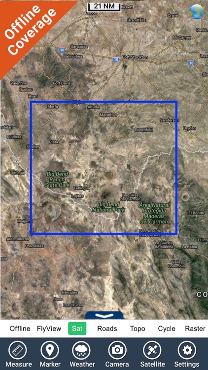 Big Bend National Park GPS outdoor map with guide screenshot-4