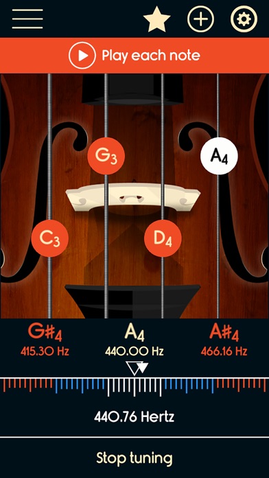 Viola Tuner Master screenshot 3