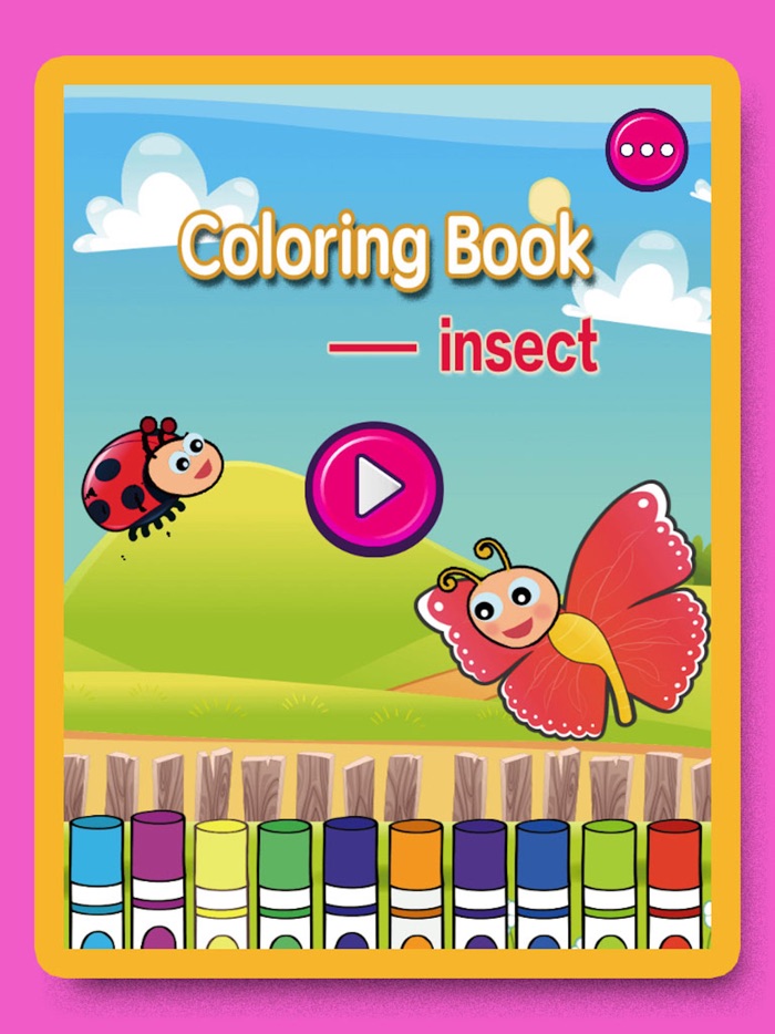 Coloring Book Painting  insect