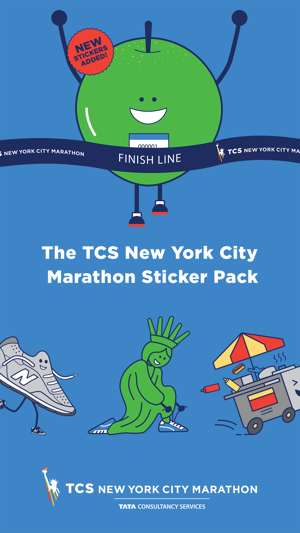 TCS NYC Marathon Sticker Pack(圖1)-速報App