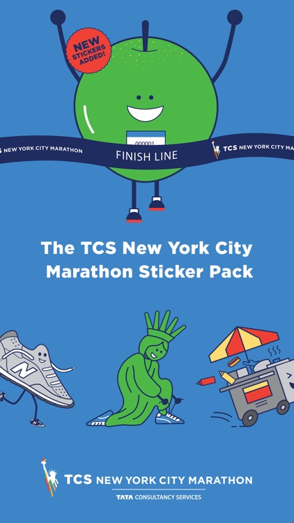 TCS NYC Marathon Sticker Pack