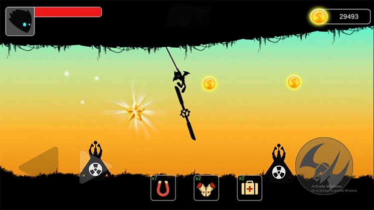 Stickman swing : Rope Swing screenshot-0