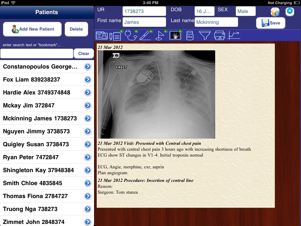 MedicalNotes screenshot 2