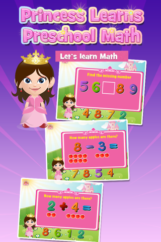 Princess Learns Preschool Math Activity for Kids - náhled