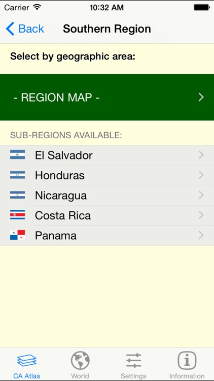 mapQWIK CA - Central America Zoomable Atlas screenshot-1