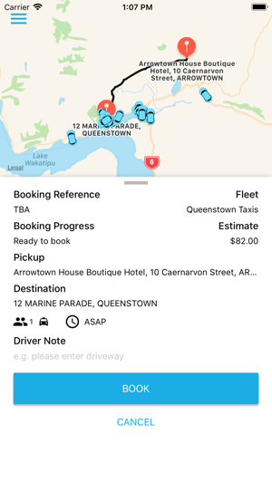 Queenstown Taxis(圖2)-速報App