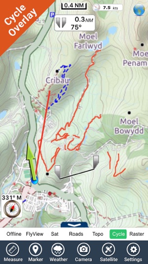 Snowdonia National Park - GPS Map Naviga