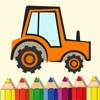 Monster Tractor Coloring Games