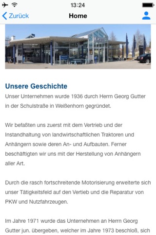 Autohaus Gutter GmbH screenshot 2
