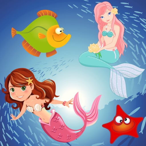 Mermaid Puzzles for Toddlers iOS App
