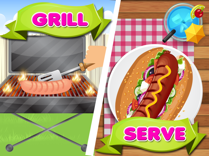 Hot Dog Cooking Shop