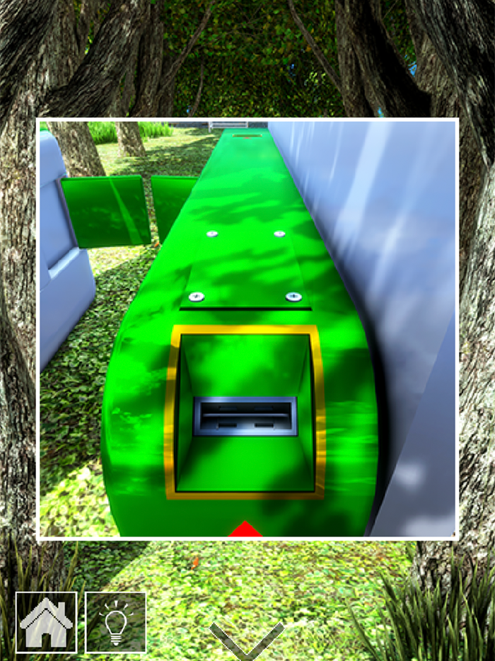 脱出ゲーム　電車のある道