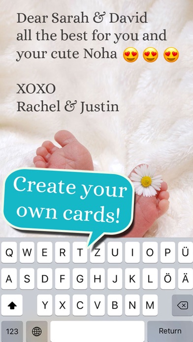 Baby - Birth Card Maker screenshot 4