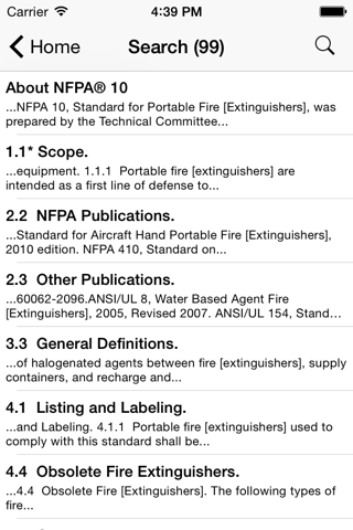 NFPA 10 2010 Edition screenshot 3
