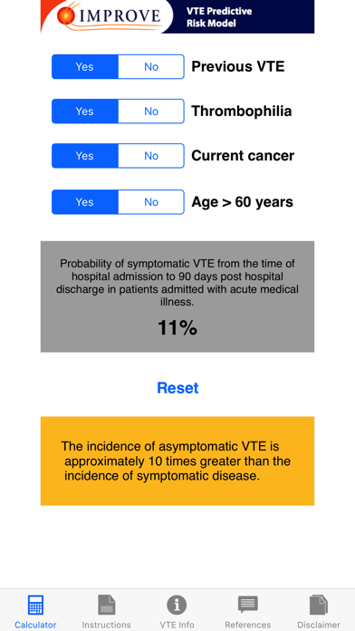 How to cancel & delete VTE Predictive Model from iphone & ipad 1